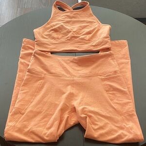 JoyLab Peach Athletic Wear Set